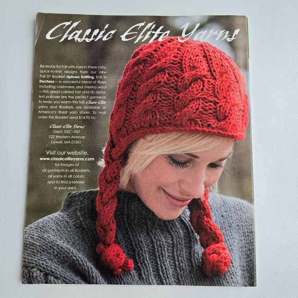 Knitscene Fall 2007 Special Issue With 26 Projects & Knitting Styles For Various - Picture 9 of 16